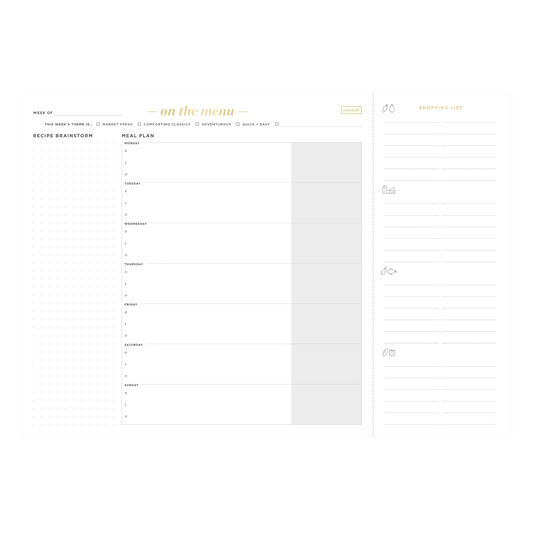 Meal Planning Pad