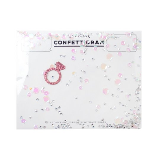 Confettigram™ Card - Bubbly Bride