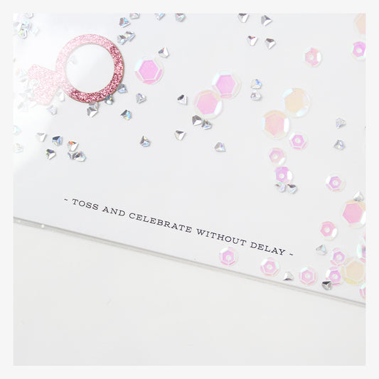 Confettigram™ Card - Bubbly Bride