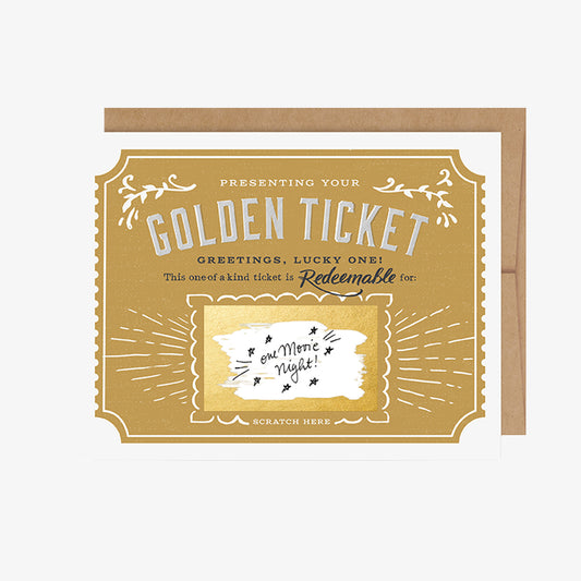 Scratch-Off Card - Golden Ticket secondary