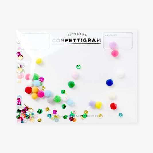 Confettigram™ Card - Pom Pom