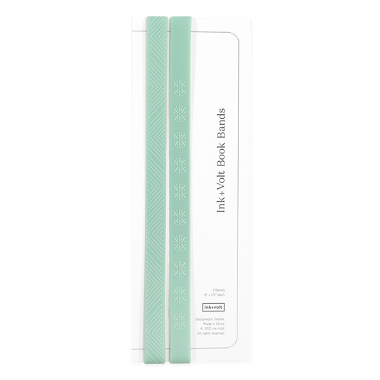 Ink+Volt Book Bands - Classic seafoam