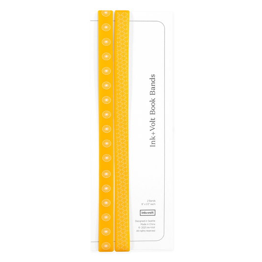 Ink+Volt Book Bands - Wagara marigold