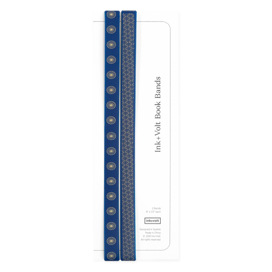 Ink+Volt Book Bands - Wagara navy