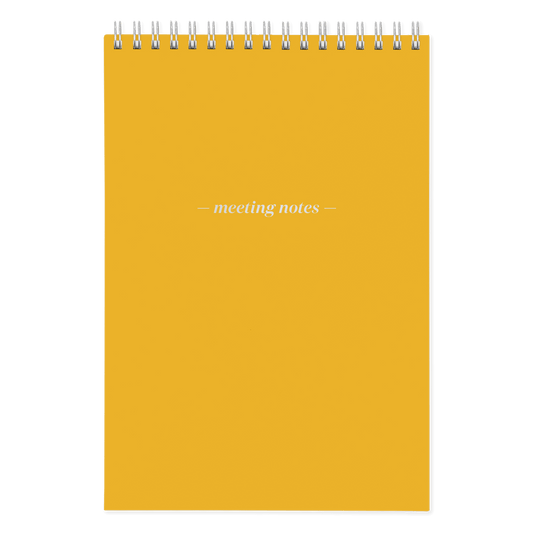 Meeting Notes yellow