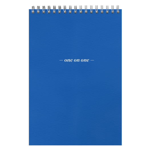 One On One Spiral Notepad adriatic