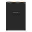 One On One Spiral Notepad black