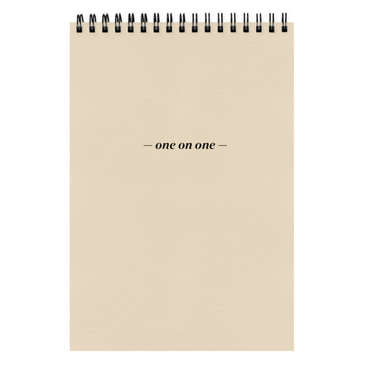 One On One Spiral Notepad - French Pastels cafe