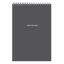 One On One Spiral Notepad carbon grey