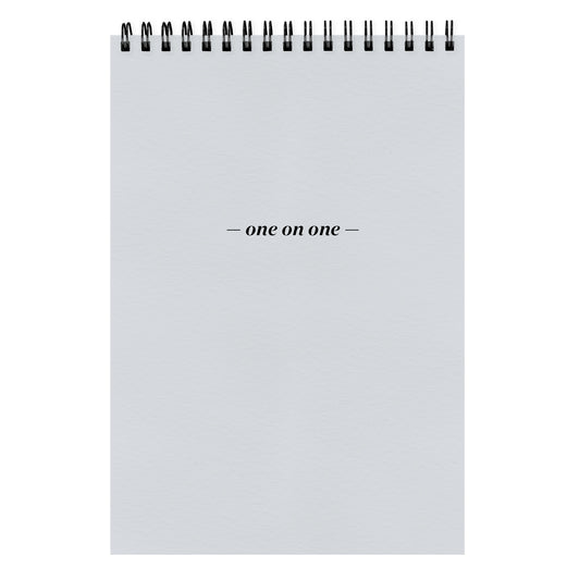 One On One Spiral Notepad - French Pastels gris