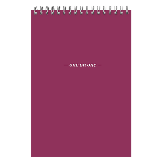 One On One Spiral Notepad