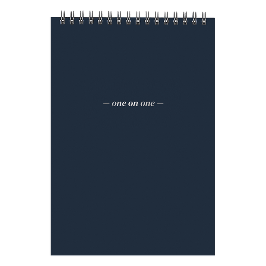 One on One Notepad Navy