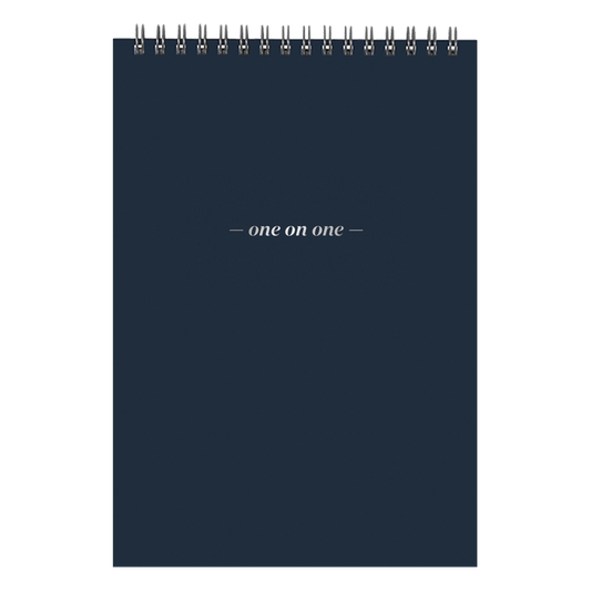 One on One Notepad Navy