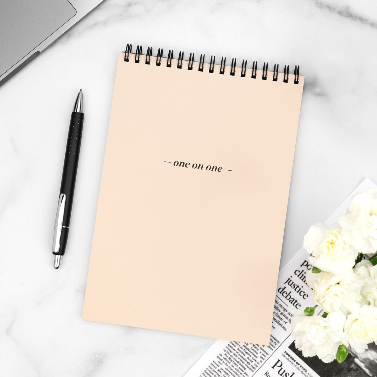 One Page Notepad One On One Spiral Notepad - French Pastels – Ink+Volt
