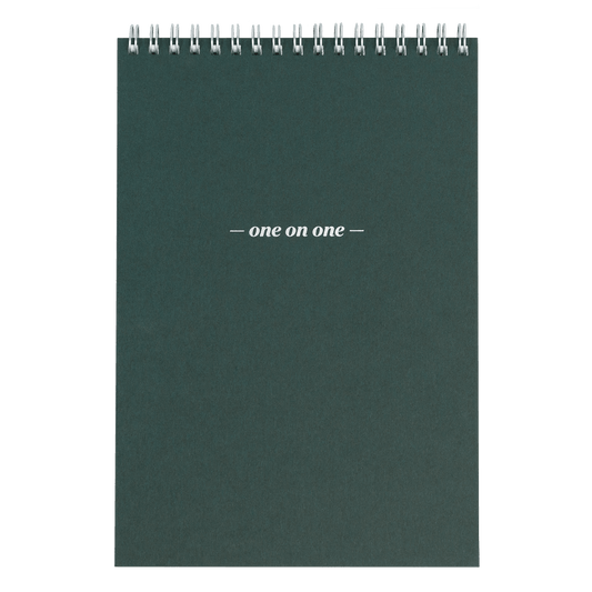 One On One Spiral Notepad spruce