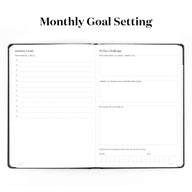 Goal Planner August-July - Soft Touch Cover monthly goal setting