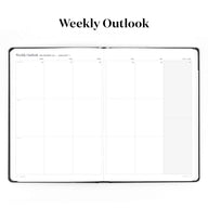 Goal Planner August-July - Soft Touch Cover weekly outlook