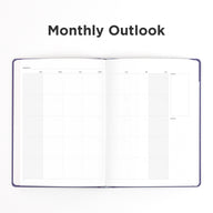 Ink+Volt 6-Month Undated Goal Planner monthly outlook