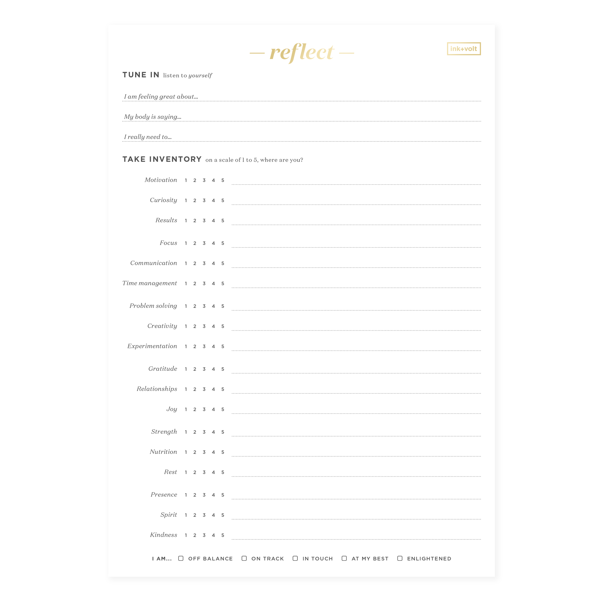Reflection Pad – Ink+Volt