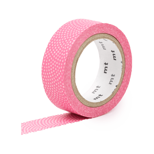 Pink washi tape sticker, striped
