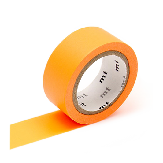 mt washi tape flourescent orange