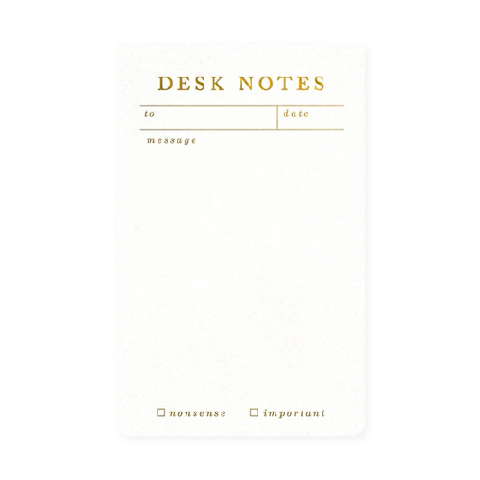 Desk Notes Notepad
