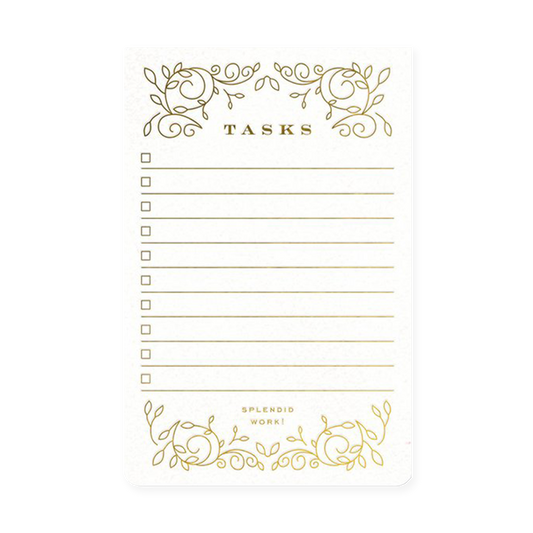 smitten on paper tasks pad